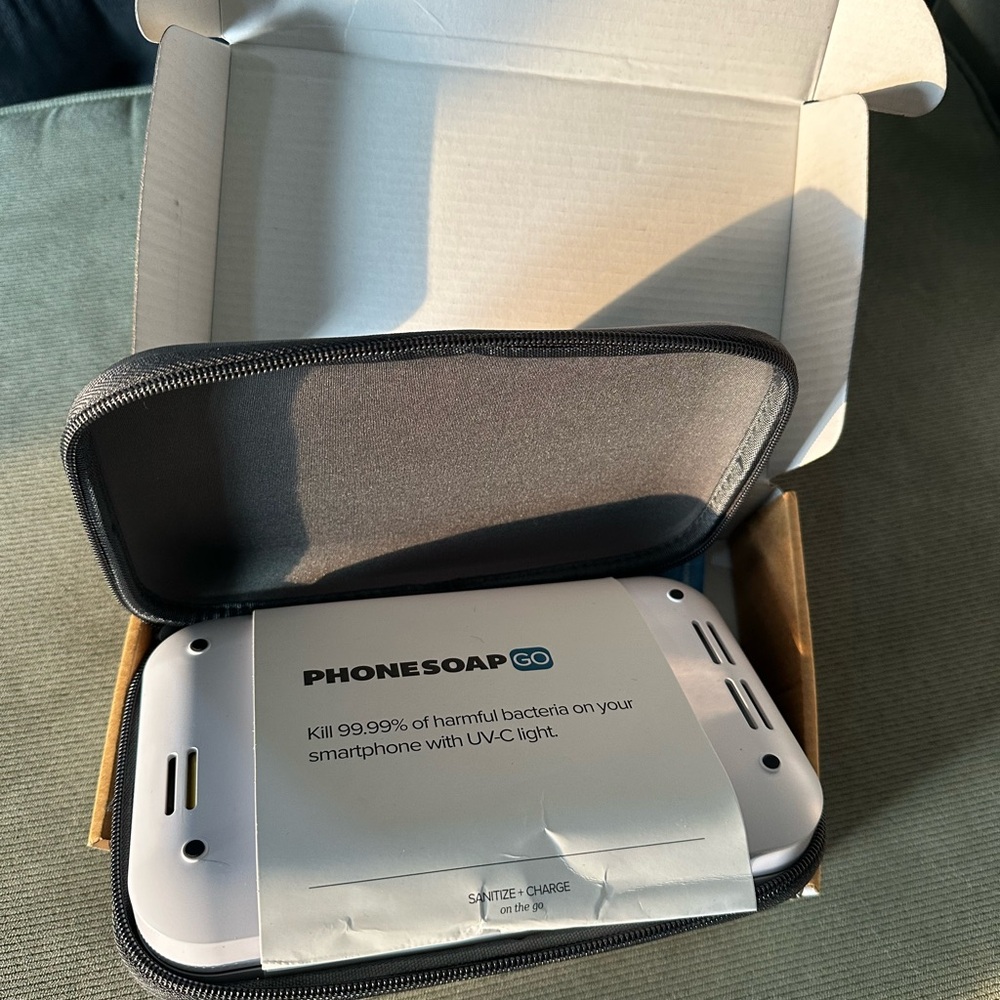 Phone Soap ultraviolet light sanitizer cell phone cleaner NIB